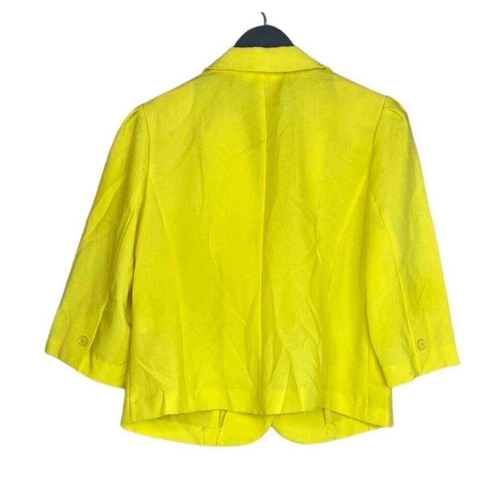 Unique Vintage Crop Single Button Lightweight Col… - image 4